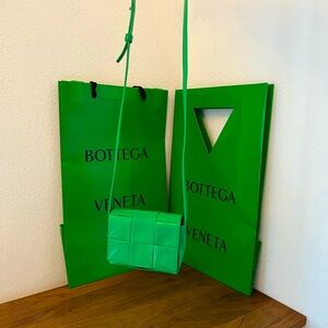 Bottega Veneta Intrecciato calf leather tiny bag